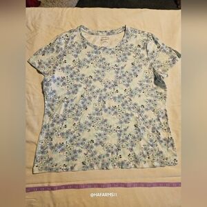 Studio Works Light Purple n Blue Top